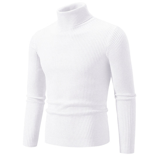 Herren feiner Rollkragenpullover aus langlebigem Strickmaterial Heidi-Mode
