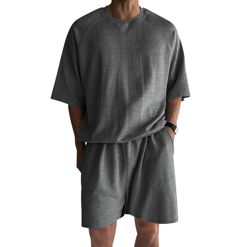 Herren funktionales Freizeit-Set aus atmungsaktivem Material mit bequemer Passform Heidi-Mode