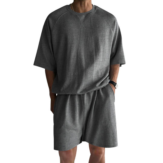 Herren funktionales Freizeit-Set aus atmungsaktivem Material mit bequemer Passform Heidi-Mode