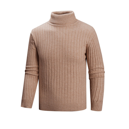 Herren Strickpullover mit Stehkragen Heidi-Mode