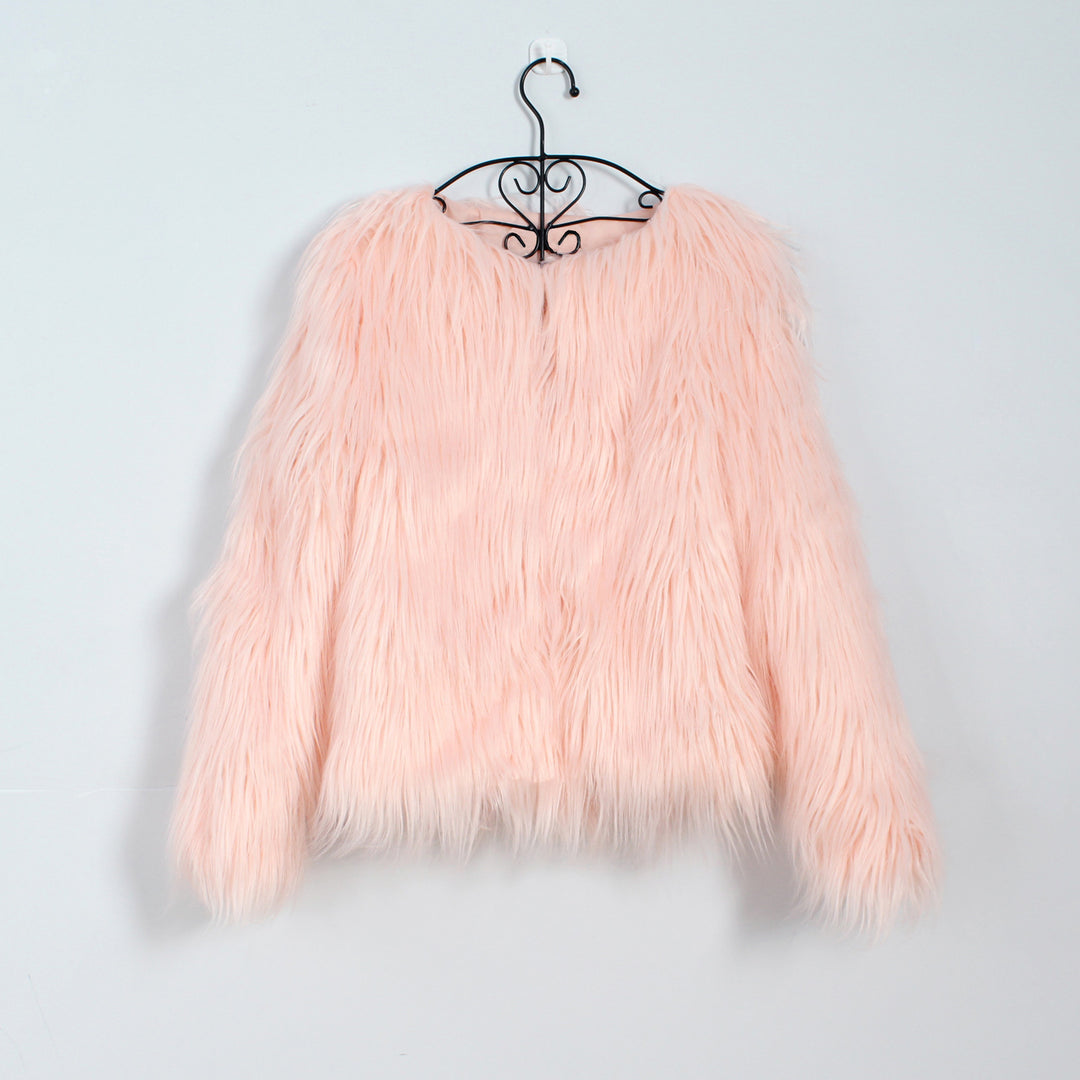 Damen Kuschelige und stylische Kunstfelljacke Heidi-Mode