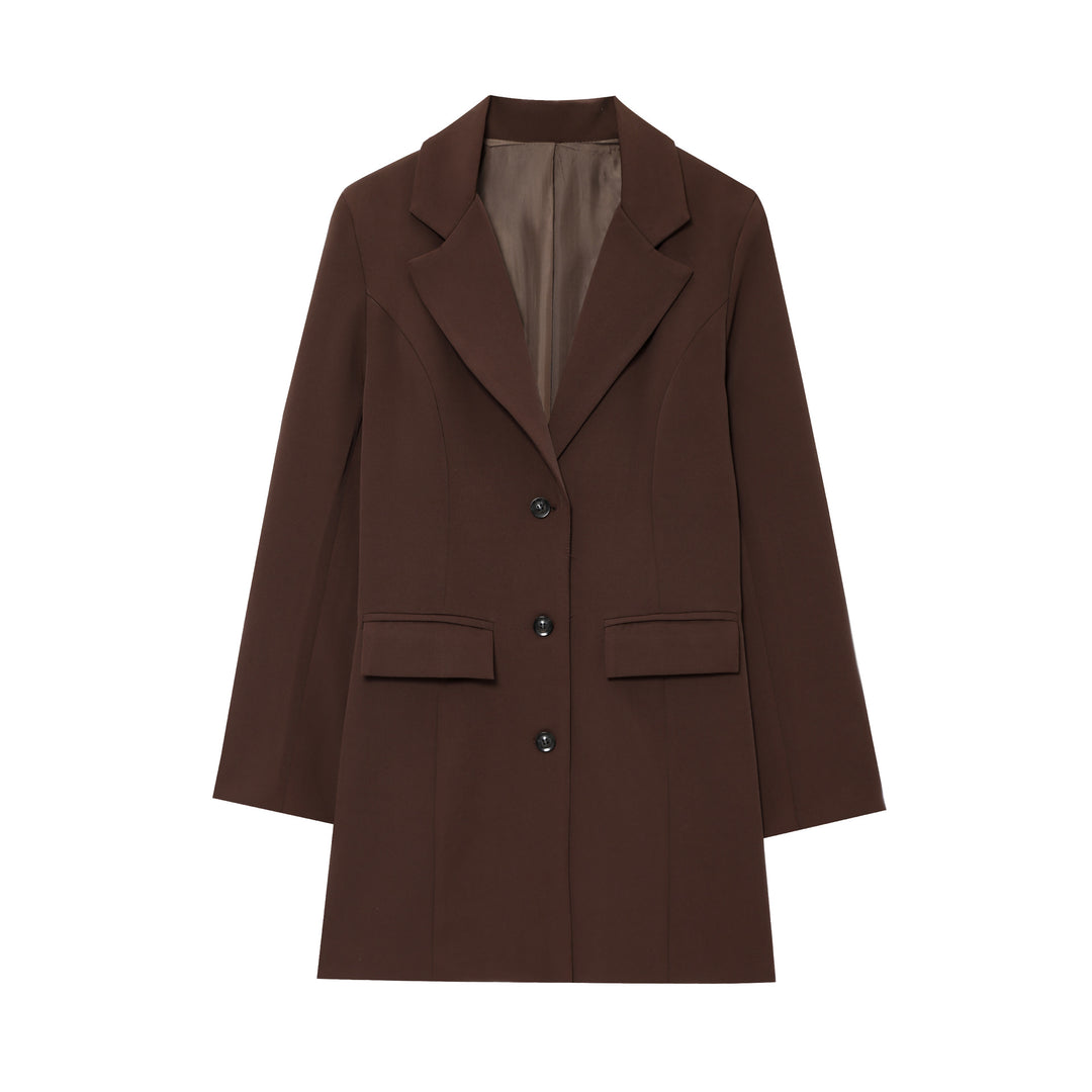 Damen eleganter Blazer mit tailliertem Schnitt Heidi-Mode