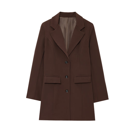 Damen eleganter Blazer mit tailliertem Schnitt Heidi-Mode