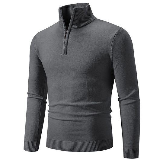 Herren Stehkragen Pullover Heidi-Mode