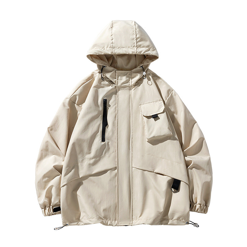 Herren Winddichtes Parka-Jacke Heidi-Mode