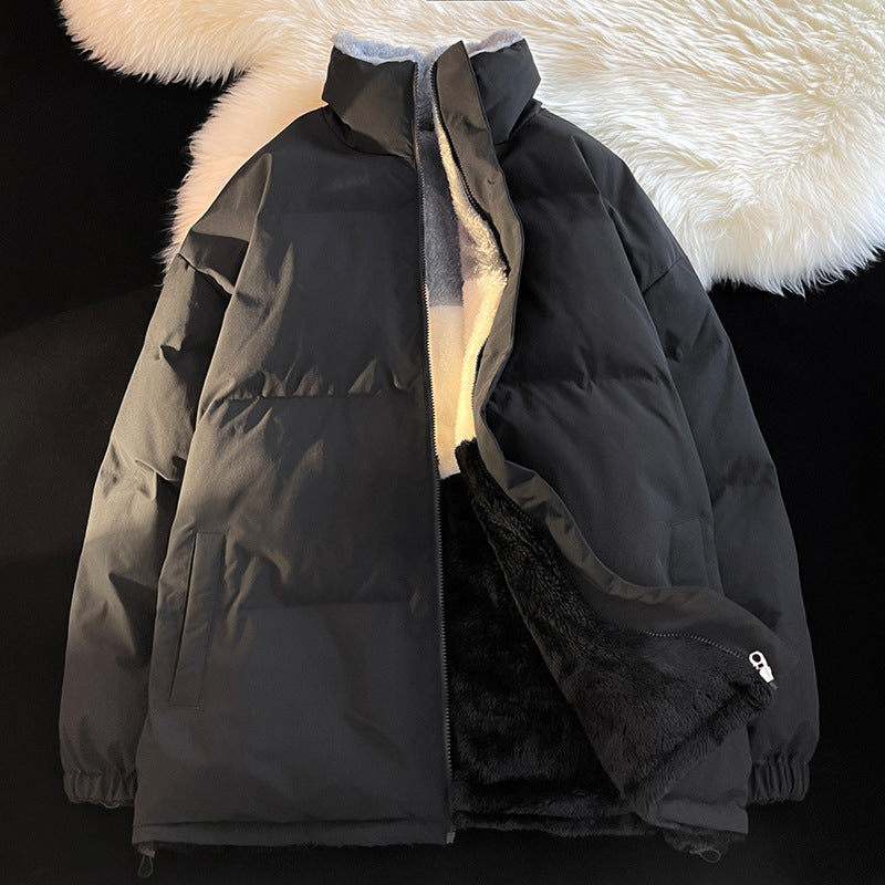 Damen Daunenjacke mit weichem Innenfutter und hohem Kragen Heidi-Mode