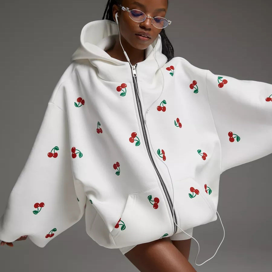 Heidi-Mode | Cherry Street Wear Sport Kapuzenpulli