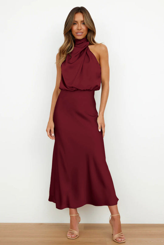 Kleid | Satin-Damenkleid