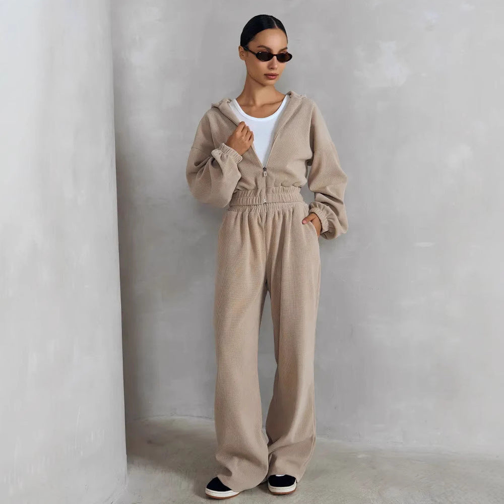 Damen Cropped Fleece Jacke mit komfortablem Reißverschluss Heidi-Mode