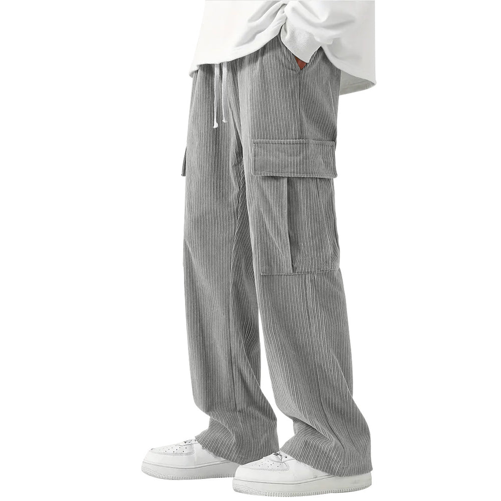 Herren Kord Cargo-Hose Heidi-Mode