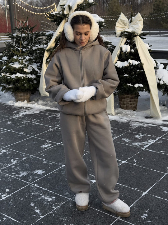 Damen Bequeme und stylische Kapuzenjacke Heidi-Mode