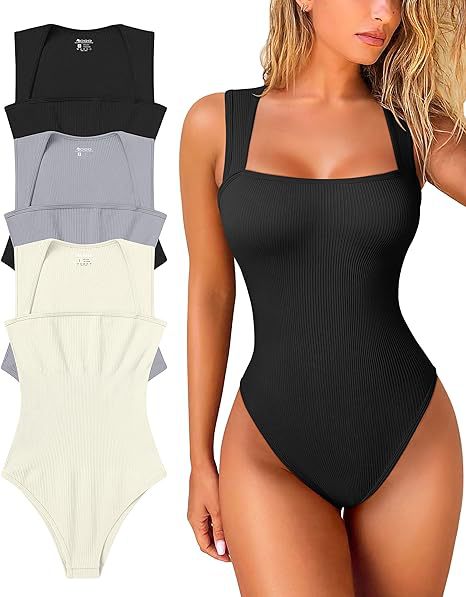 Damen Schwimmanzug mit quadratischem Ausschnitt und bequemen Trägern Heidi-Mode
