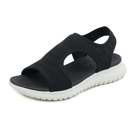 Damen Sportliche Sandalen mit atmungsaktiven Netzeinsätzen und dämpfender Sohle Heidi-Mode