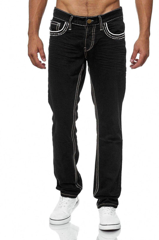 Herren Used-Style Jeans Heidi-Mode