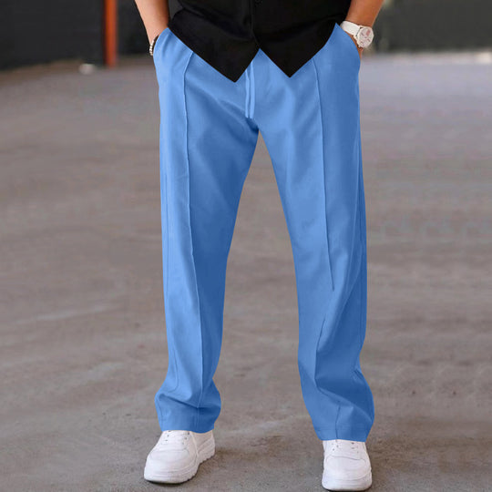 Herren Bequeme Sweatpants mit eleganter Optik und seitlichen Eingrifftaschen Heidi-Mode