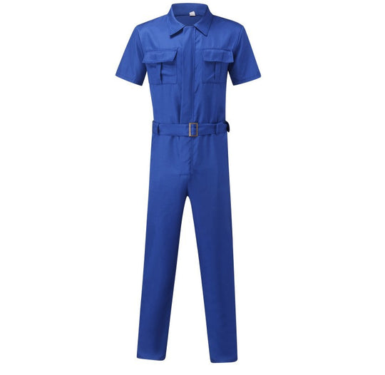 Damen Utility Overall mit praktischen Taschen und Gürteldesign Heidi-Mode