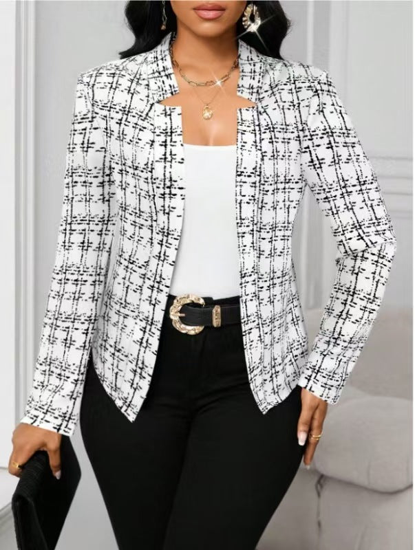 Damen raffinierte Business-Blazerjacke Heidi-Mode