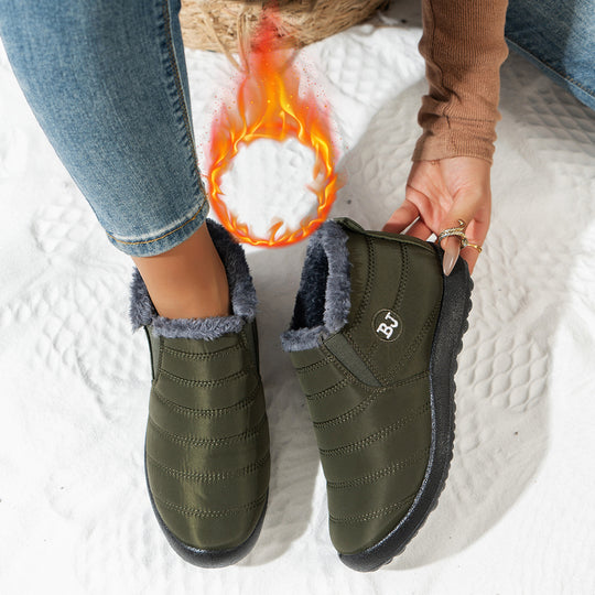 Damen Komfortable Winterboots mit kuscheligem Futter und rutschfester Sohle Heidi-Mode