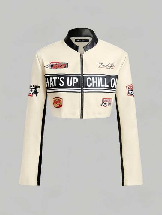 Damen Biker-Jacke Heidi-Mode