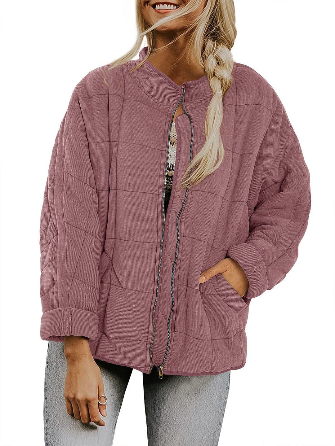 Damen Übergröße Steppjacke Heidi-Mode