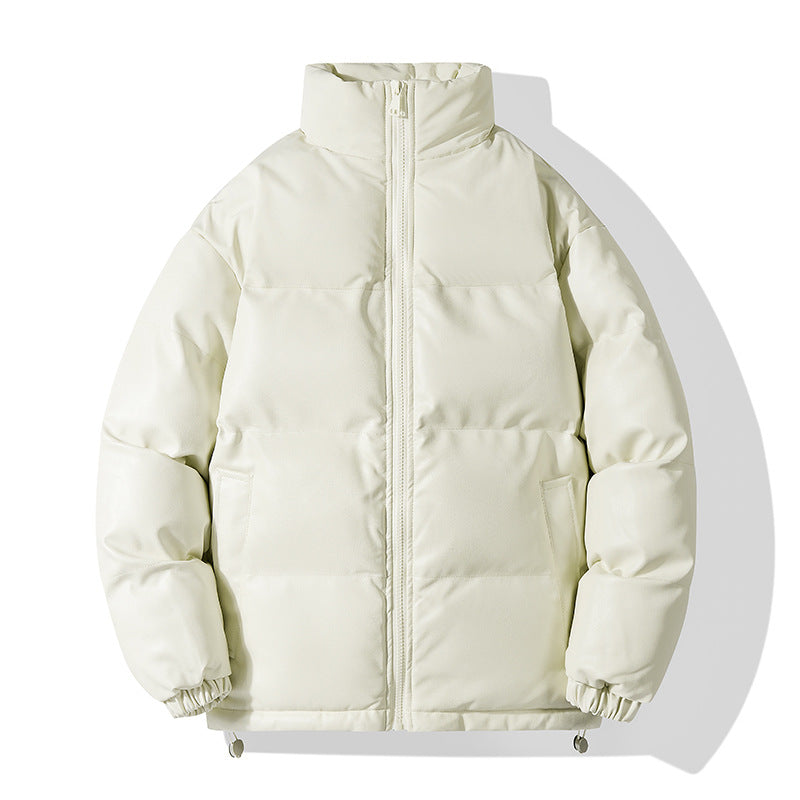 Damen isolierte Steppjacke mit hohem Kragen und elastischen Bündchen Heidi-Mode