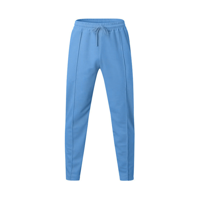 Herren Sportliche Jogginghose mit elastischem Bund und dekorativen Seitennähten Heidi-Mode