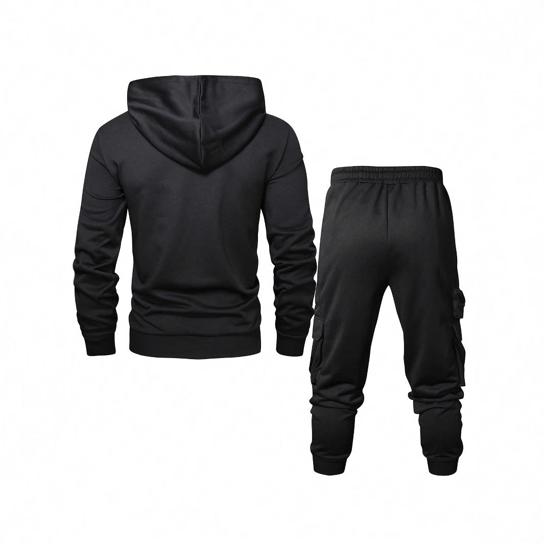 Herren Komfortables Hoodie- und Jogginghosen-Set mit praktischen Taschen Heidi-Mode