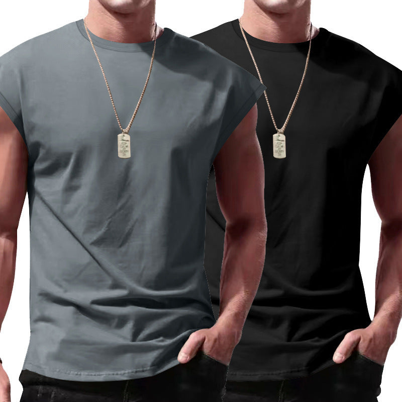 Herren ärmelloses T-Shirt Set Heidi-Mode