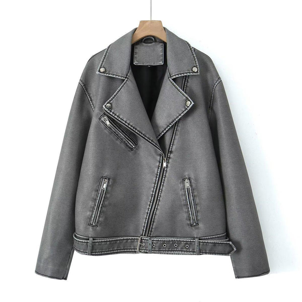 Damen Bikerjacke im Vintage-Stil Heidi-Mode