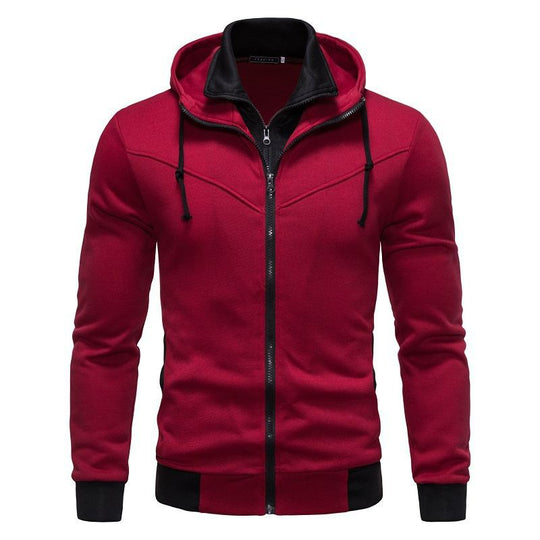 Herren sportliche Kapuzenjacke mit modernem Schnitt und praktischen Reißverschlusstaschen Heidi-Mode