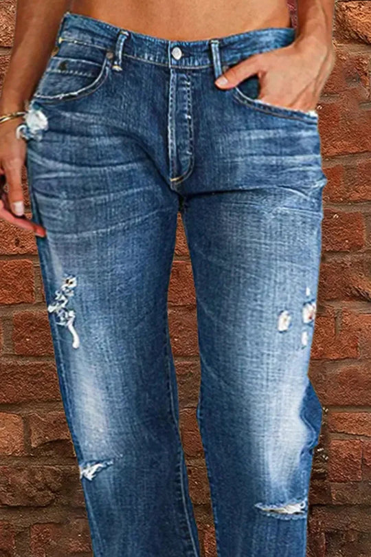 Damen lockere Jeans im Used-Look Heidi-Mode