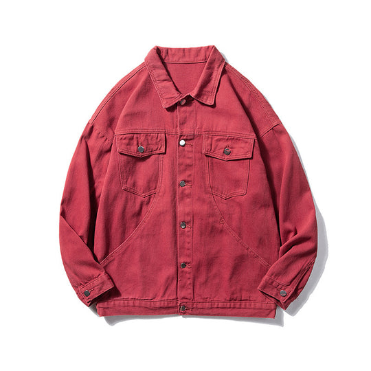 Damen Casual Utility-Jacke mit klassischen Druckknöpfen und praktischen Taschen Heidi-Mode