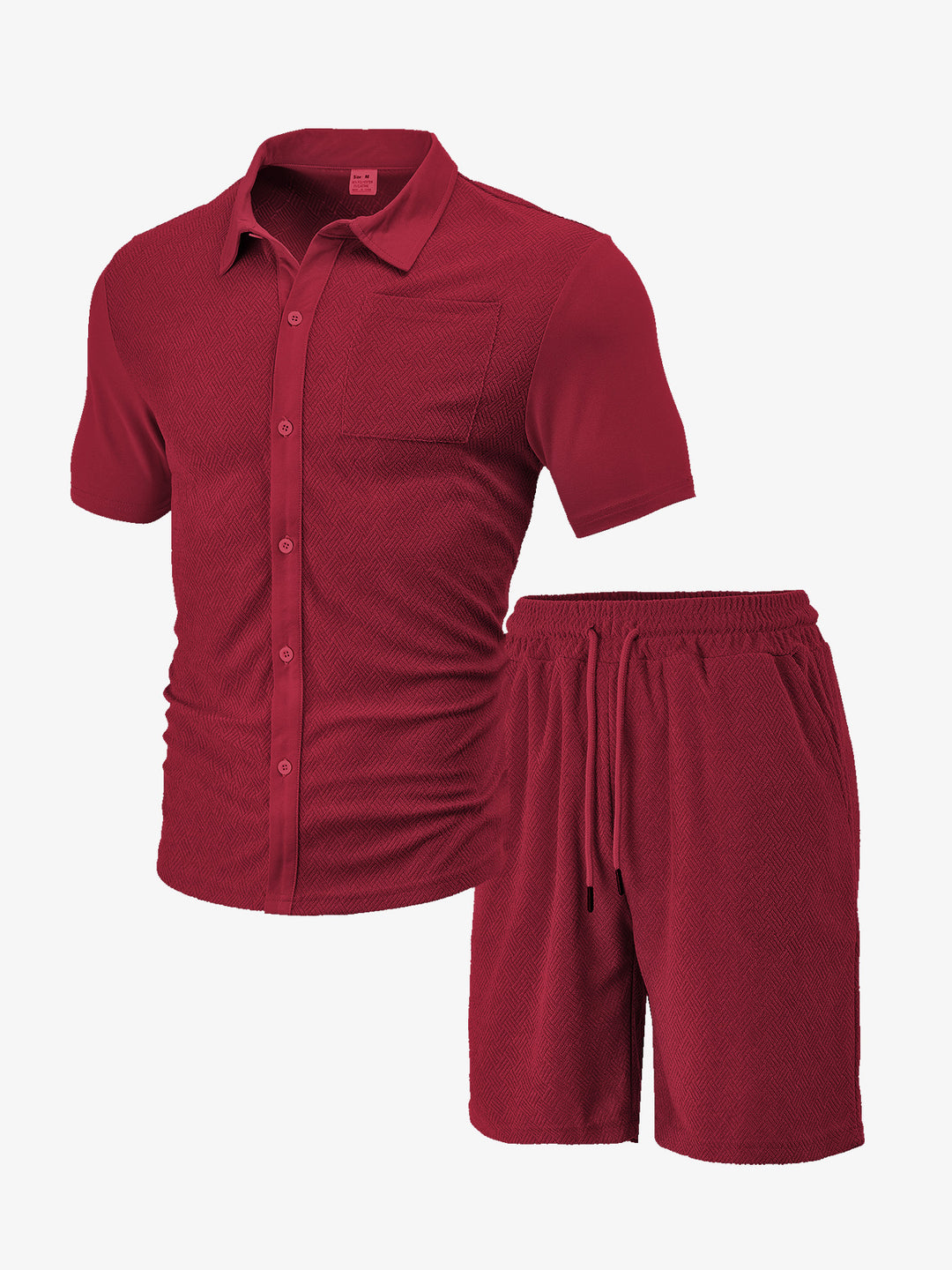 Herren Freizeit Outfits mit atmungsaktiver Textur und praktischen Taschen Heidi-Mode