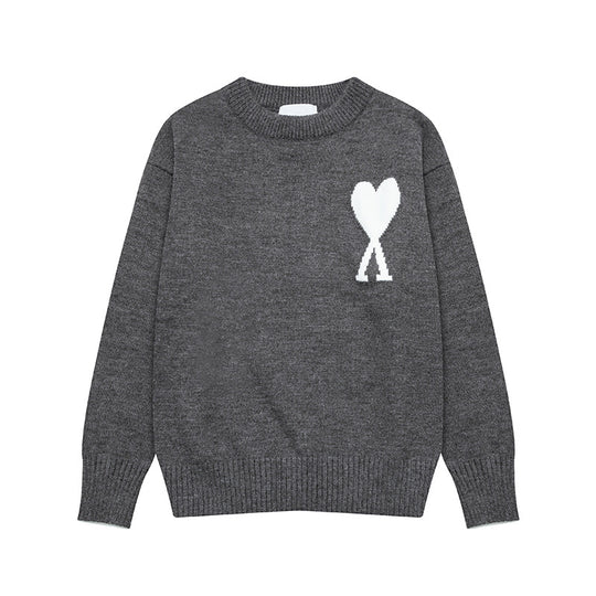 ✅ Heidi-Mode | Herzbestickter Damenpullover