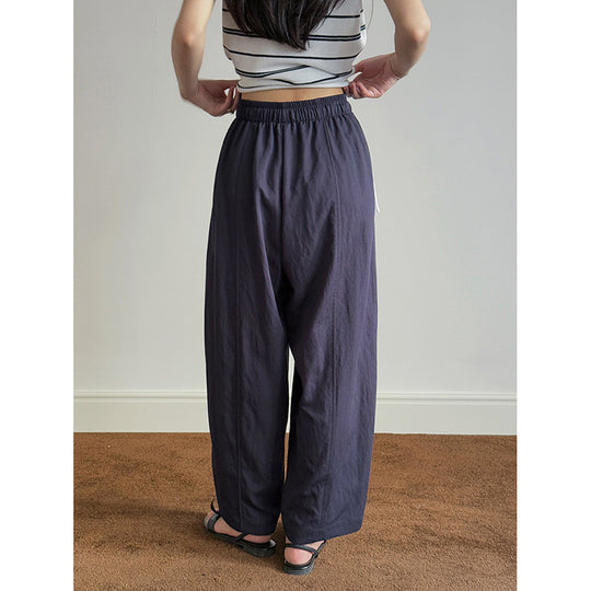 Damen weite Loungehose mit elastischem Bund und komfortablem Schnitt Heidi-Mode
