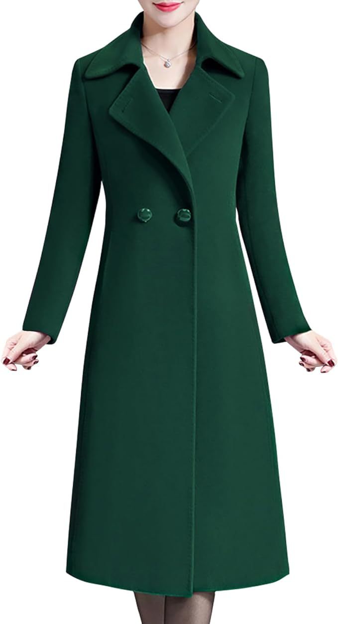 Damen Eleganter langer Mantel Heidi-Mode