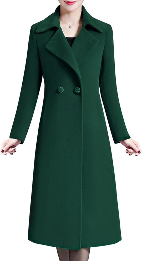 Damen Eleganter langer Mantel Heidi-Mode