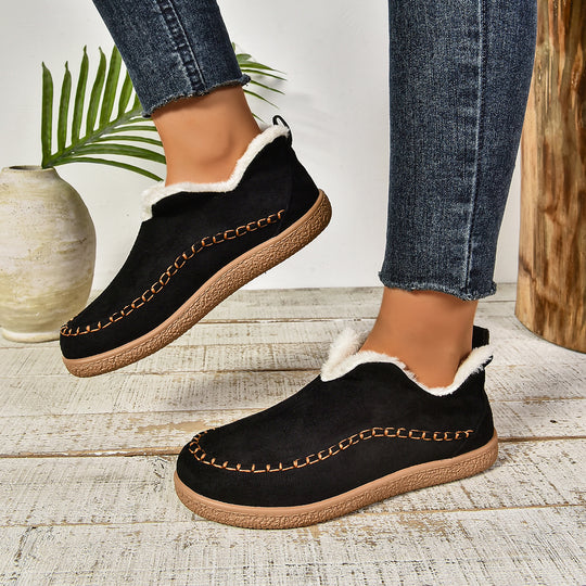 Damen Clog-Schuhe mit kuscheligem Innenfutter und rutschfester Sohle Heidi-Mode