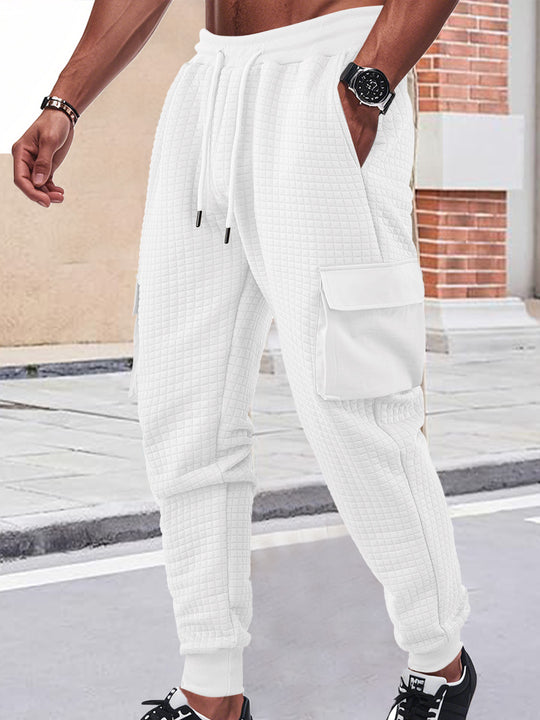 Herren Cargo-Jogginghose mit atmungsaktivem Material und praktischen Seitentaschen Heidi-Mode