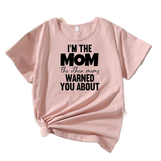Frauen Casual Mama Spruch T-Shirt Heidi-Mode