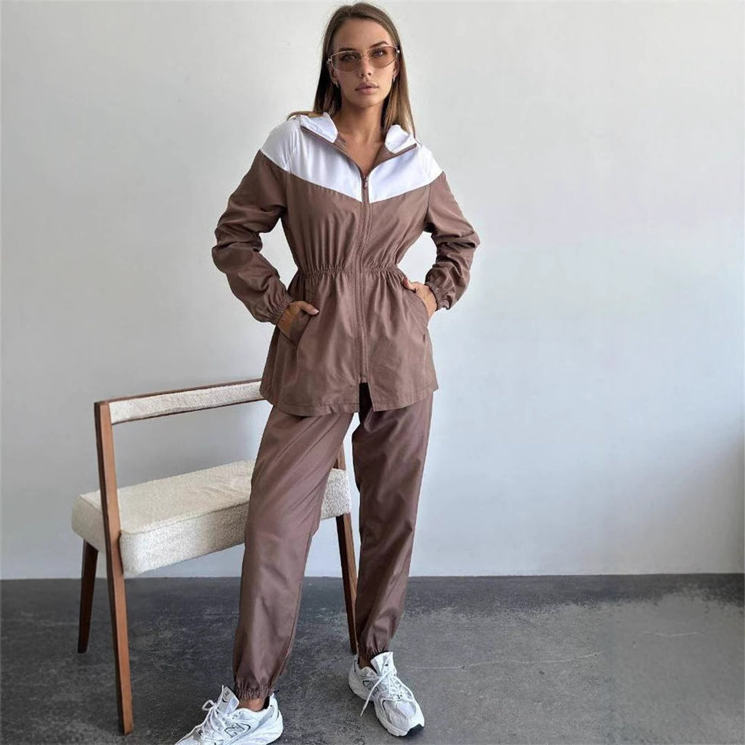 Damen Sportliche Funktionsjacke mit elastischem Bund Heidi-Mode
