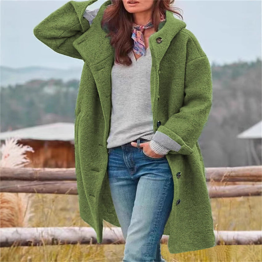 Damen stylischer und komfortabler Übermantel mit großzügigem Schnitt Heidi-Mode