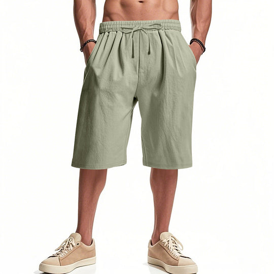 Herren bequeme Cargo-Shorts mit elastischem Bund und großzügigen Taschen Heidi-Mode