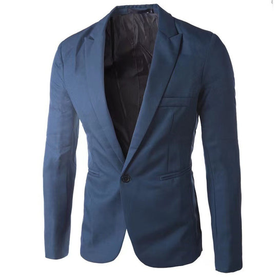 Herren eleganter Anzugblazer mit modernem Schnitt und feiner Textur Heidi-Mode