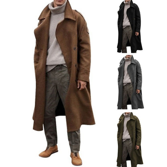 Herren langer Trenchcoat Heidi-Mode