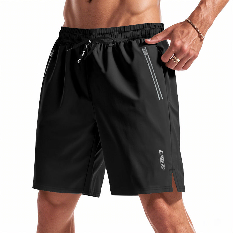 Herren Sportliche Badeshorts mit feuchtigkeitsregulierender Technologie und praktischen Reißverschlusstaschen Heidi-Mode