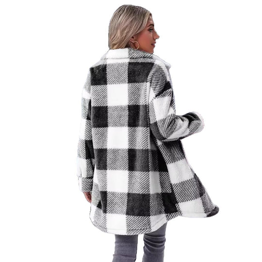 Damen Flanell-Winterjacke Heidi-Mode