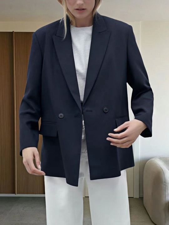 Damen Modischer und eleganter Oversized Blazer Heidi-Mode