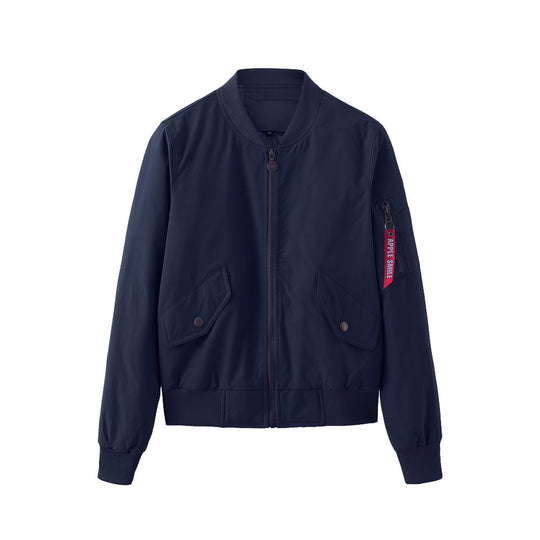 Damen sportliche Bomberjacke mit praktischen Taschen Heidi-Mode