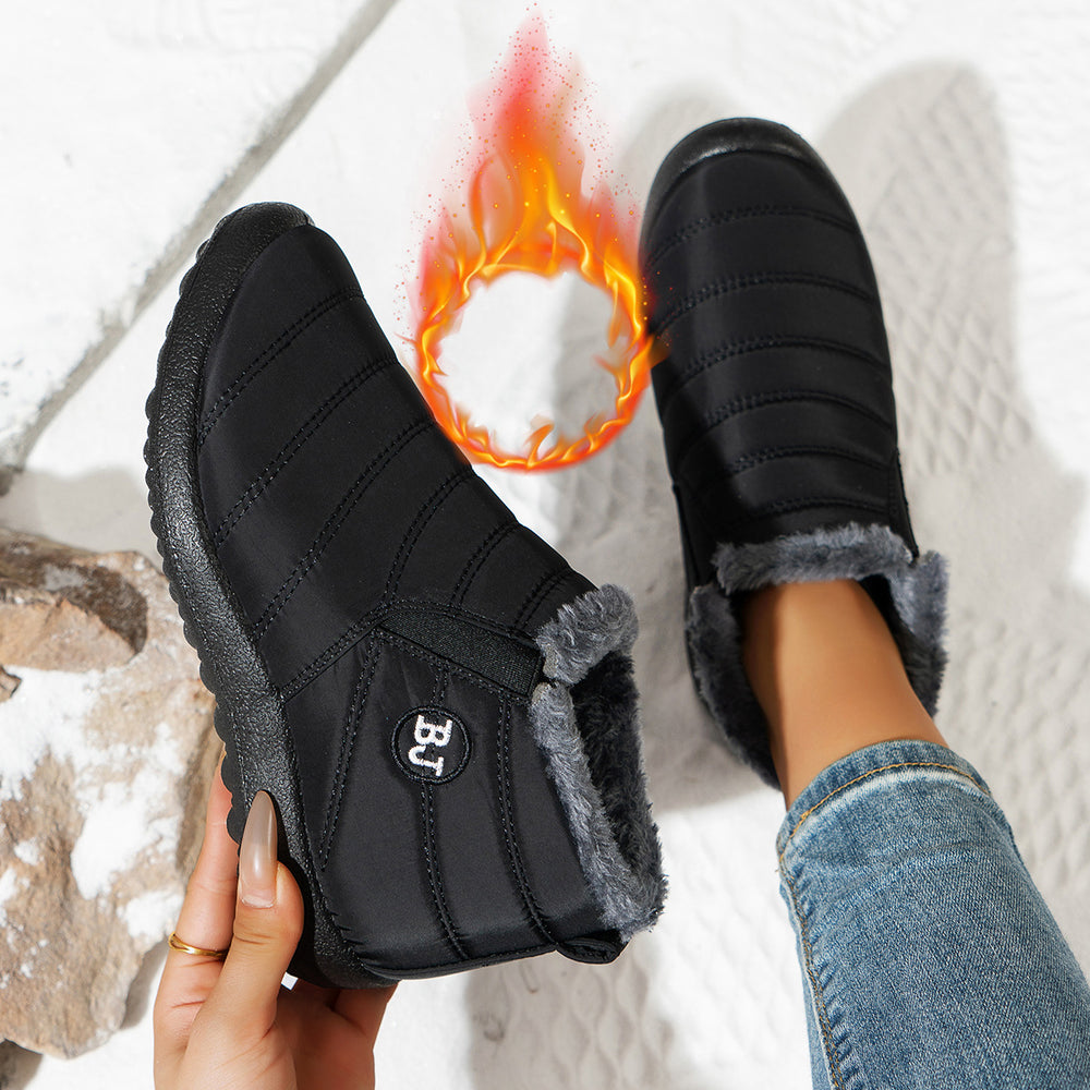 Damen Komfortable Winterboots mit kuscheligem Futter und rutschfester Sohle Heidi-Mode